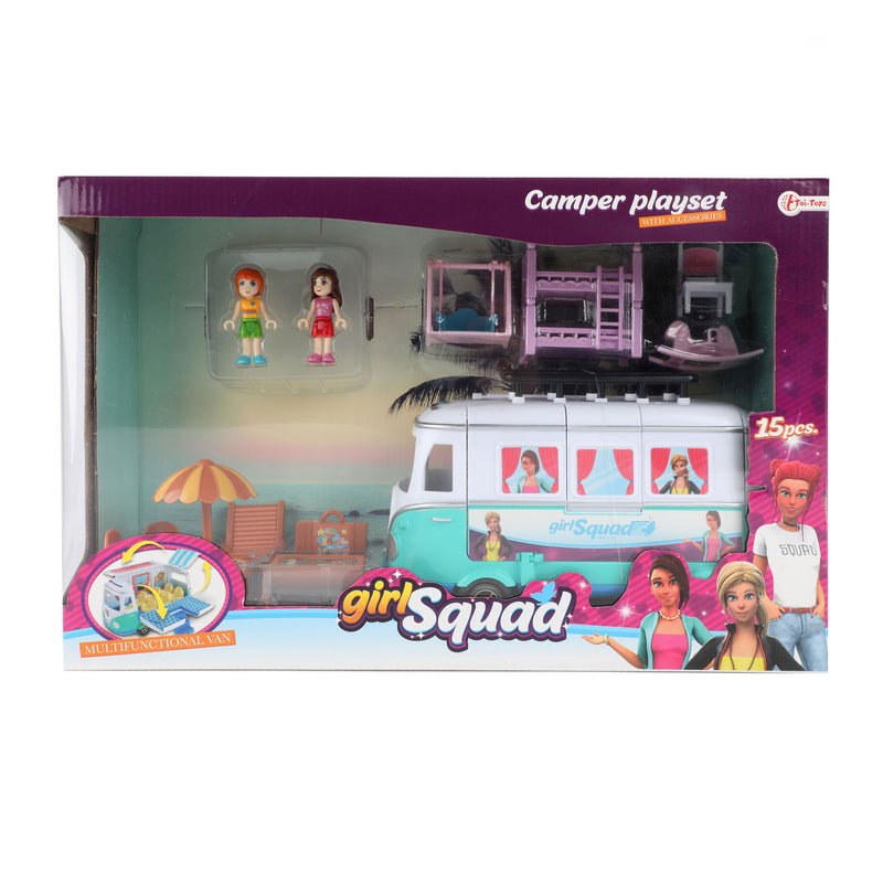 Girl Squad Camper Speelset - ToyRunner