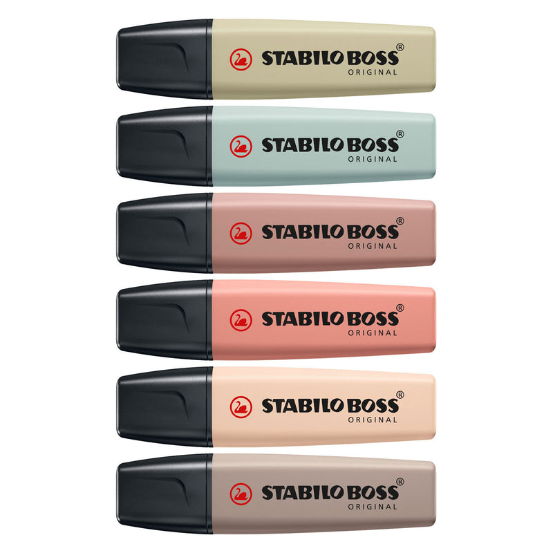 STABILO BOSS NatureColors Etui Markeerstiften, 6st.