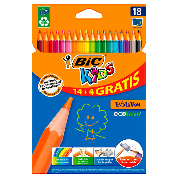 BIC Kids ECOlutions Evolution, 14 + 4st. gratis - ToyRunner