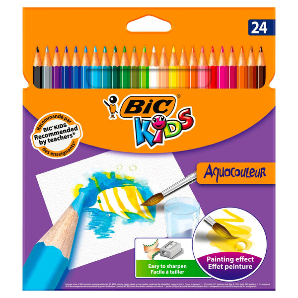 BIC Kids Aquacouleur, 24st. - ToyRunner