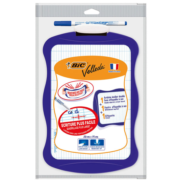 BIC Velleda Whiteboard met Wisser en Marker - ToyRunner