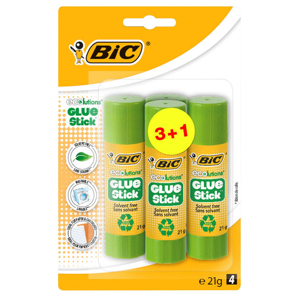 BIC Eco Lijmstiften, 4st. - ToyRunner