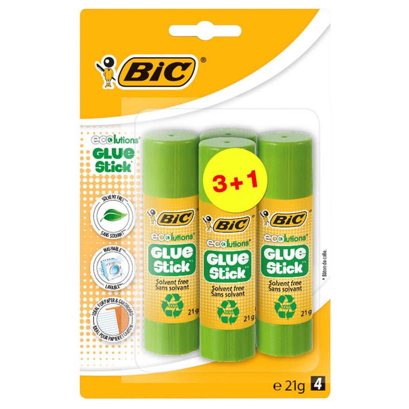 BIC Eco Lijmstiften, 4st. - ToyRunner