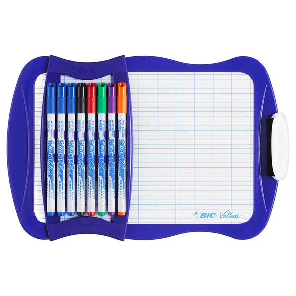 BIC Velleda Whiteboard met 8 Markers - ToyRunner