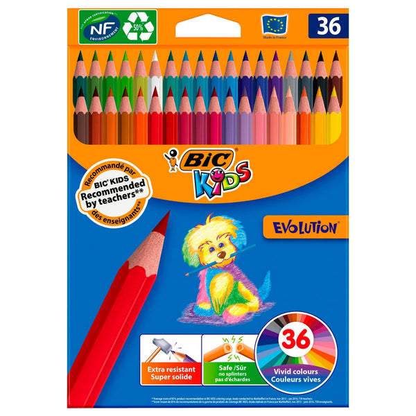 BIC Kids Ecolution Evolution Kleurpotloden, 36st. - ToyRunner