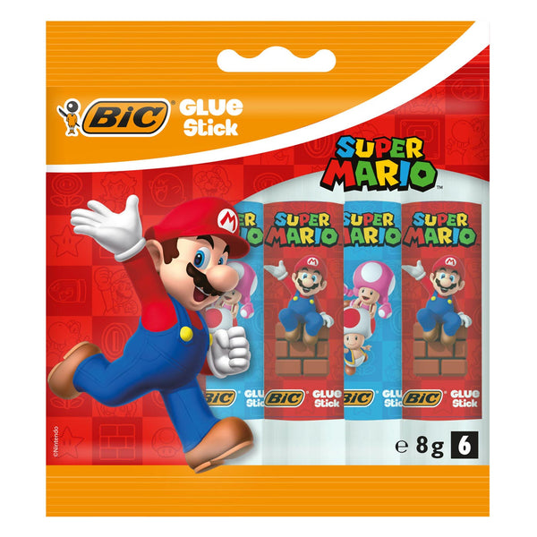 BIC Super Mario Lijmstiften, 6st. - ToyRunner